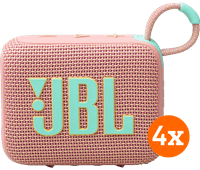 JBL Go 4 Roze 4-pack Bluetooth speaker voor onderweg