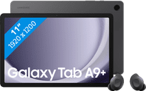 Samsung Galaxy Tab A9 Plus 11 inch 64GB Wifi Grijs + Buds FE Zwart Samsung tablet voor het gezin