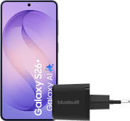 Samsung Galaxy S26 Plus 512GB Dark Blue 5G + BlueBuilt Charger 45W Black Samsung Galaxy S26 Plus