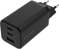 BlueBuilt Power Delivery + Quick Charge Charger with 3 USB Ports 65W Black Fast charger