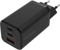 BlueBuilt Power Delivery + Quick Charge Charger with 3 USB Ports 65W Black Nokia charger