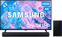 Coolblue Samsung Crystal UHD 43CU7040 (2024) + Soundbar aanbieding