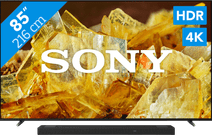 Coolblue Sony XR-85X90L (2023) + Soundbar aanbieding