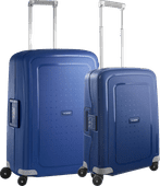 Samsonite S'Cure Spinner 55cm + 69cm Dark Blue Suitcase Set Medium suitcase