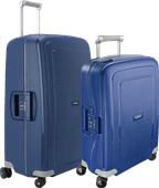 Coolblue Samsonite S'Cure Spinner 55+75cm Dark Blue aanbieding