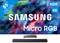Samsung Micro RGB 85" R95H (2026) + Samsung HW-QS90H (2026) Samsung tv voor gaming