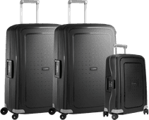 Samsonite S'Cure Spinner 75+75+55cm Black Kofferset Samsonite Spinners