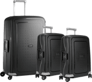 Coolblue Samsonite S'cure Spinner 75+55+55cm Black kofferset aanbieding
