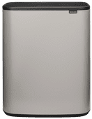 Brabantia Bo Touch Bin Prullenbak 2 x 30 liter Soft Grey Top 10 best verkochte duo prullenbakken