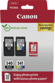 Canon PG-540/CL-541 Cartridges Combo Pack