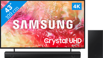 Coolblue Samsung Crystal UHD 43DU7100 (2024) + Soundbar aanbieding