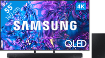 Samsung QLED 4K 55Q74D (2024) + Soundbar Televisie aanbieding