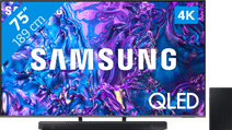 Samsung QLED 4K 75Q74D (2024) + Soundbar gaming TV