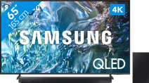 Samsung QLED 4K 65Q64D (2024) + Soundbar Samsung QLED tv aanbieding