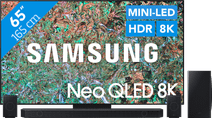 Samsung Neo QLED 8K 65QN800D (2024) + Soundbar Tv voor bij je nieuwe gaming console