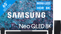 Samsung Neo QLED 8K 65QN900D (2024) + Soundbar Tv voor standaard zenders kijken