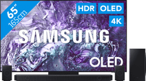 Samsung OLED 4K 65S95D (2024) + Soundbar television promotion