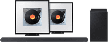 Samsung HW-S700D Zwart+ Samsung Music Frame HW-LS60D (2-pack) Televisie speaker