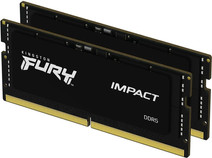 Kingston FURY Impact DDR5 SODIMM 5600MHz 64GB (2 x 32GB) RAM geheugen voor laptops met Windows of Linux