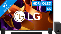 LG OLED97G45LW (2024) + Soundbar LG OLED tv voor films en series