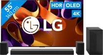 LG OLED55G45LW (2024) + Soundbar LG tv voor gaming