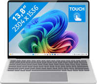 Coolblue Microsoft Surface Laptop Copilot+ PC 13.8 Snapdragon X Elite / 16GB / 512GB Platinum aanbieding