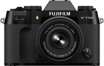 Fujifilm X-T50 Zwart + XC 15-45mm f/3.5-5.6 OIS PZ Camera met microfoonaansluiting