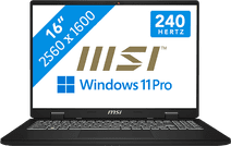 MSI CreatorPro M16 HX C14VJG-481NL QWERTY Zakelijke laptop voor videobewerking