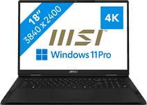 MSI CreatorPro X18 HX A14VMG-427NL QWERTY Zakelijke laptop voor fotobewerking