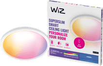 WiZ Plafondlamp SuperSlim - Wit - Gekleurd en Wit licht WiZ smart lampen