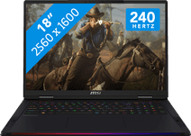 MSI Raider A18 HX A7VIG-002NL Gaming laptop met RTX 4090 videokaart