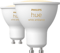 Philips Hue White Ambiance GU10 2-pack smart light with GU10 fitting