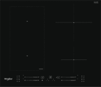 Whirlpool WL S6960 BF electric cooktop for 3-phase connector