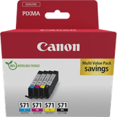 Canon CLI-571 Cartridges Combo Pack