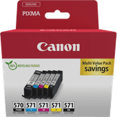 Canon PGI-570/CLI-571 Cartridges Combo Pack Ink cartridge for the Canon PIXMA TS printers