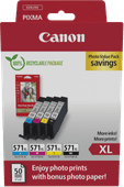 Canon CLI-571XL Cartridges Combo Pack Canon ink cartridge