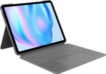 Logitech Combo Touch Apple iPad Air 13" (2025/2024) Toetsenbord Hoes QWERTY Grijs Apple iPad Air hoesjes