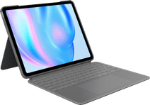 Logitech Combo Touch Apple iPad Air 13" (2024) Toetsenbord Hoes QWERTY Grijs De winkelvoorraad in onze winkel in Tilburg