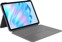 Logitech Combo Touch Apple iPad Air 11" (2025/2024) Toetsenbord Hoes QWERTY Grijs Apple iPad Air hoesjes