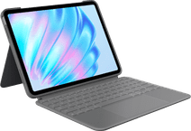 Logitech Combo Touch Apple iPad Air 11" (2024) Toetsenbord Hoes QWERTY Grijs De winkelvoorraad in onze winkel in Amsterdam Zuidas