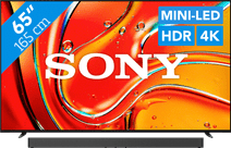 Coolblue Sony 65'' Bravia 7 4K QLED XR Mini-LED (2024) + Soundbar aanbieding