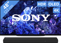 Sony XR-48A90K + Soundbar Tv met HDMI 2.1