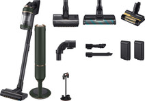 Samsung Bespoke Jet Plus Woody Green stick vacuum with built-in handheld vacuum