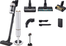 Samsung Bespoke Jet Plus Misty White stick vacuum for pet hairs