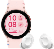 Samsung Galaxy Watch FE Roze + Buds FE Wit Samsung Galaxy Watch FE