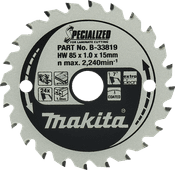 Makita Circular Saw Blade Laminate Specialized 85x15x1.0 24T Buy power tools?