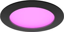 Philips Hue inbouwspot Slim - White and color - 170mm - zwart Philips Hue inbouwspot