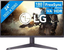 LG UltraGear 24GS50F-B monitor with HDMI connector