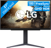 LG UltraGear 27GS75Q-B monitor with adjustable height