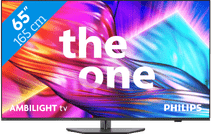 Philips The One 65PUS8909 - Ambilight (2024) television in our store in Almere